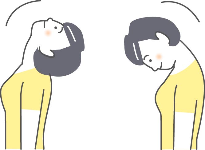 首の前後・左右・回旋